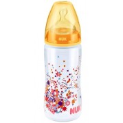 Detská dojčenská fľaša NUK PP, oranžová / 300ml